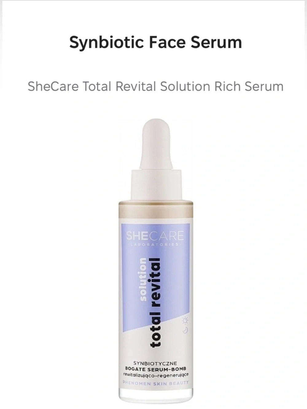 SheCare Restorative Face Serum – NIB Sealed | Anti-Aging + Firming + Hydrating